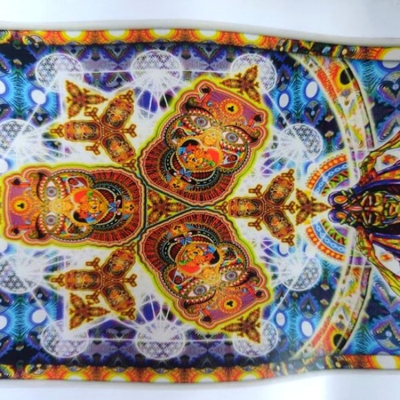 NWT Healing Fractal Wall Tapestry 53x85 Artwork by Chris Dyer 781003 Wall Decor - Picture 3 of 15